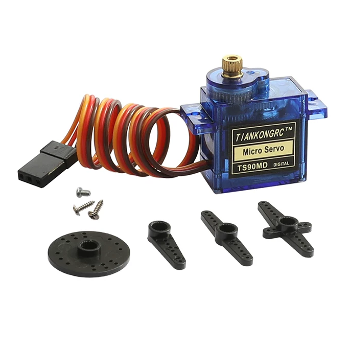 TIANKONGRC TS90MD Micro Servo Motor with Metal Gears