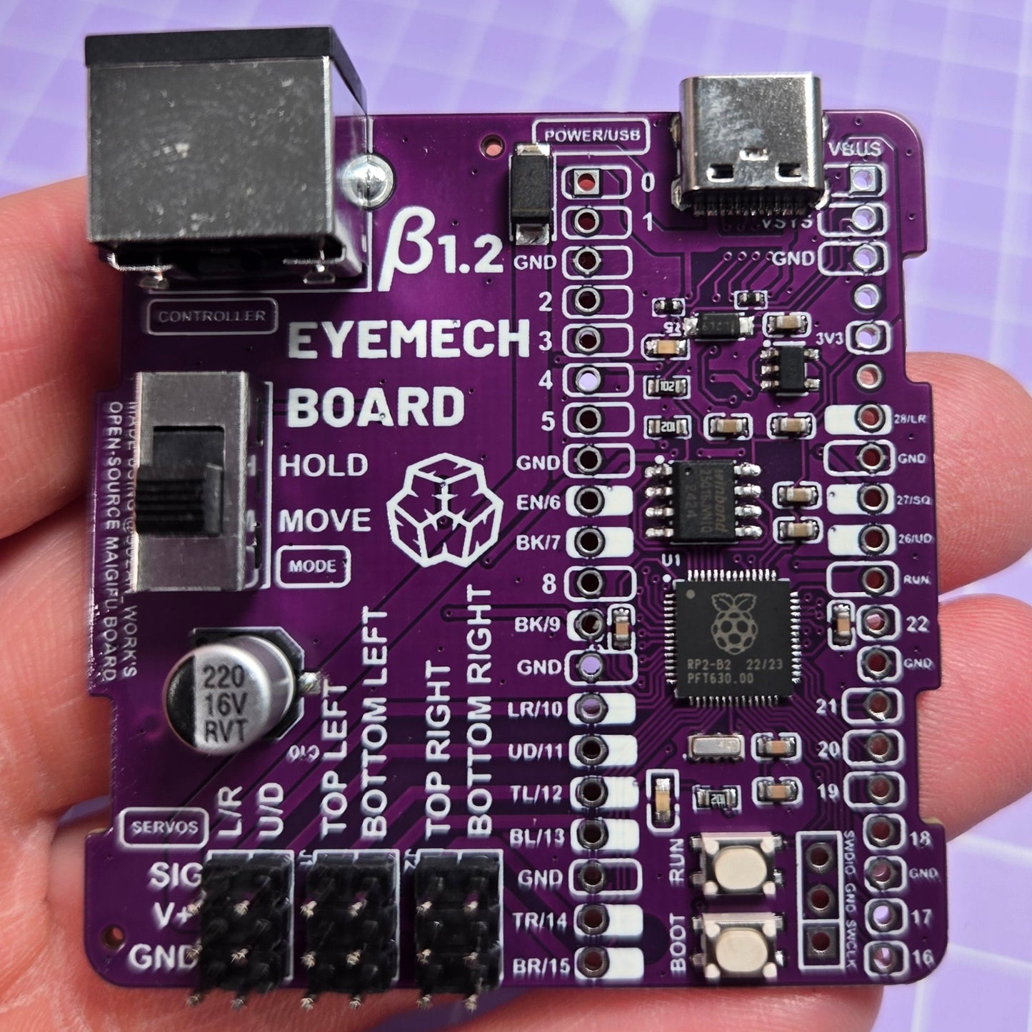 Eye Mechanism Controller Board PREORDER - β1.2