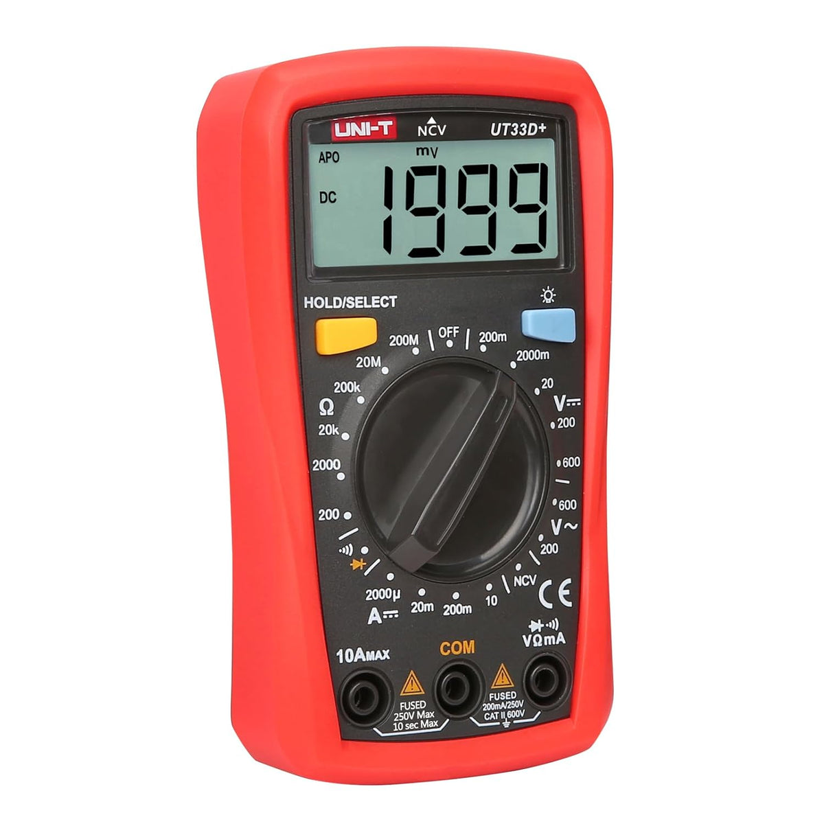 UNI-T Palm Size LCD Pocket Digital Multimeter UT33D+
