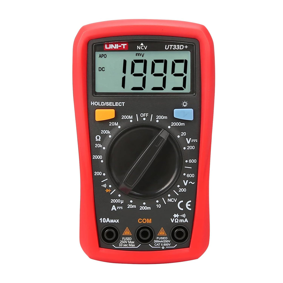 UNI-T Palm Size LCD Pocket Digital Multimeter UT33D+