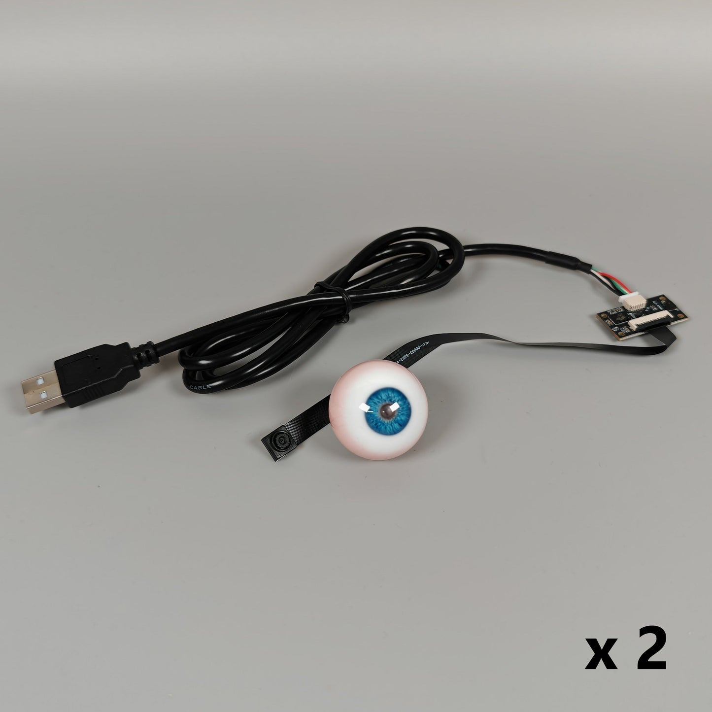 Camera-Compatible Ultra-Realistic Robot Eyes