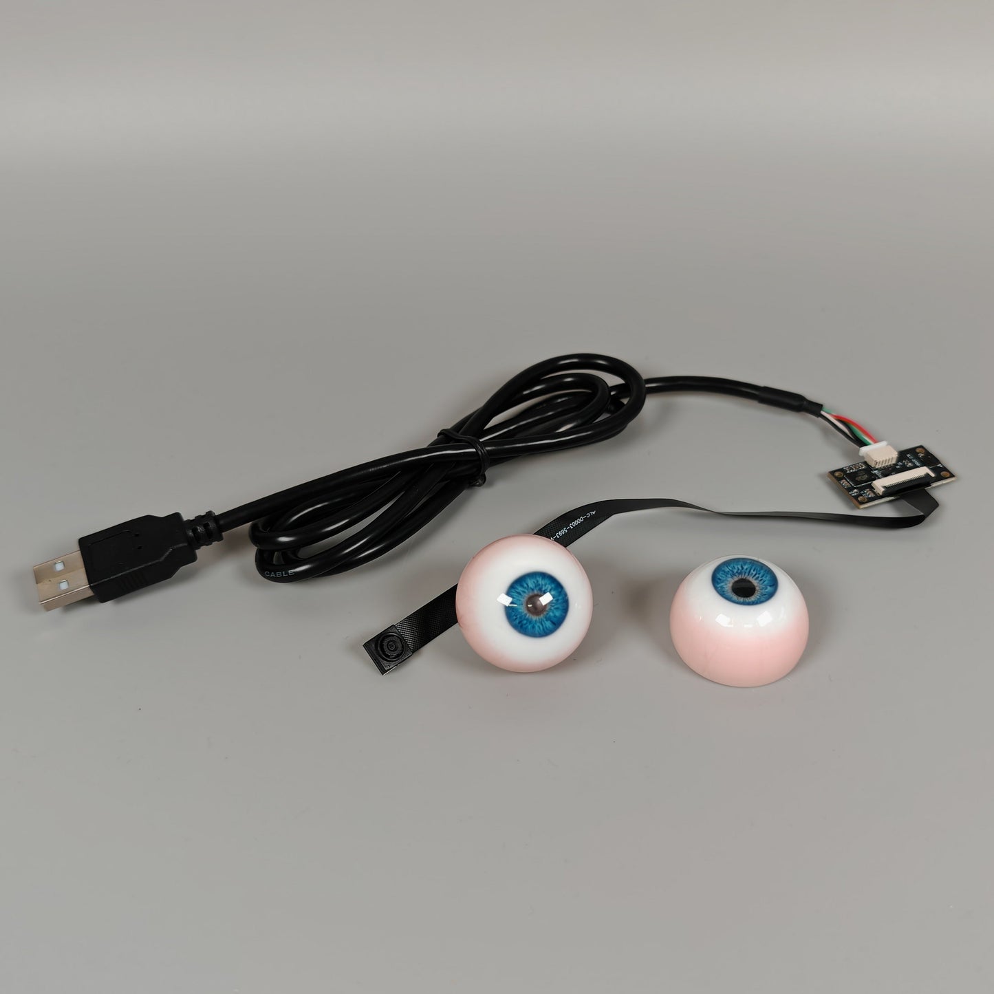 Camera-Compatible Ultra-Realistic Robot Eyes