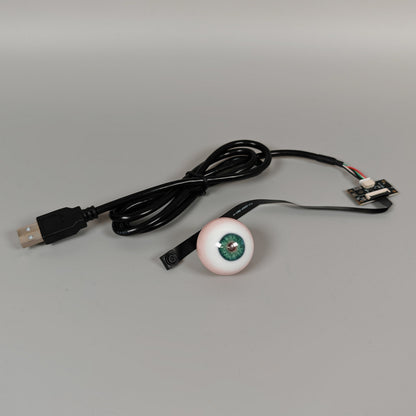 Camera-Compatible Ultra-Realistic Robot Eyes