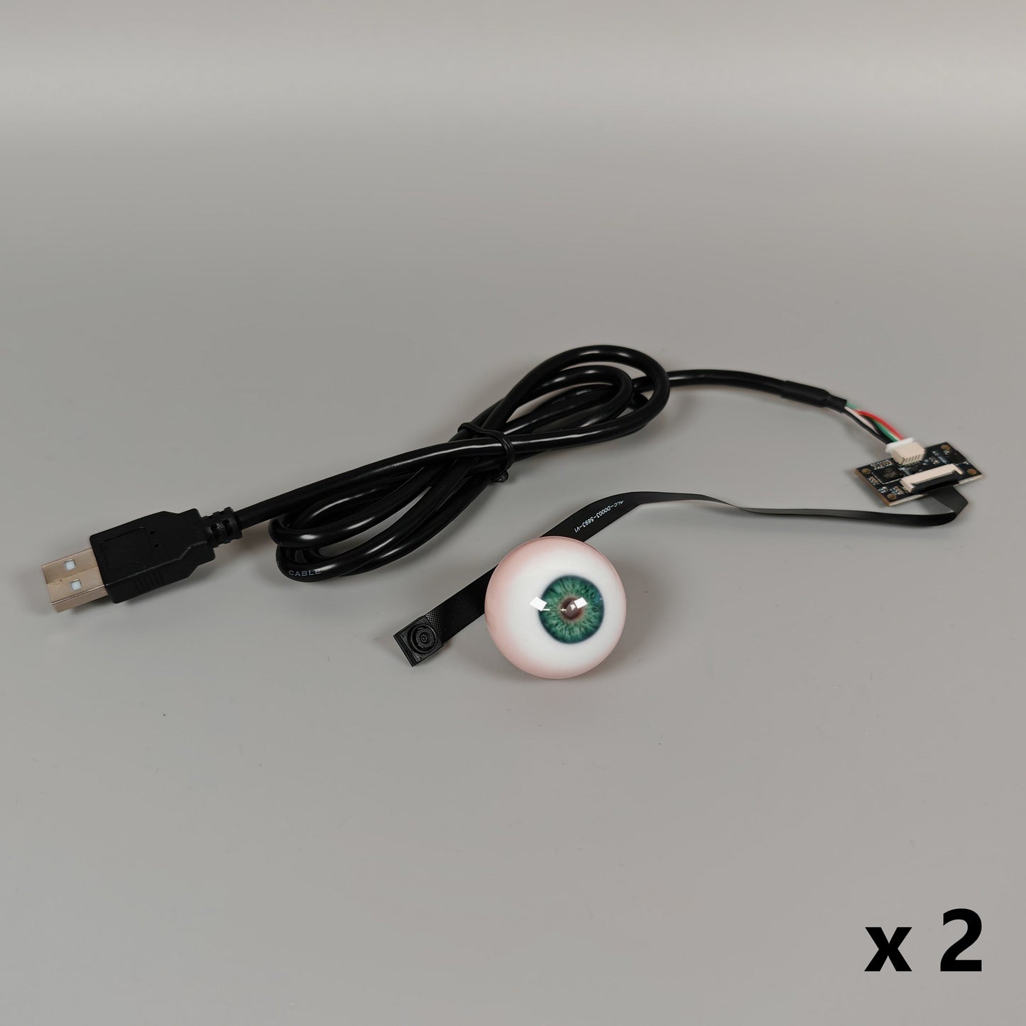 Camera-Compatible Ultra-Realistic Robot Eyes