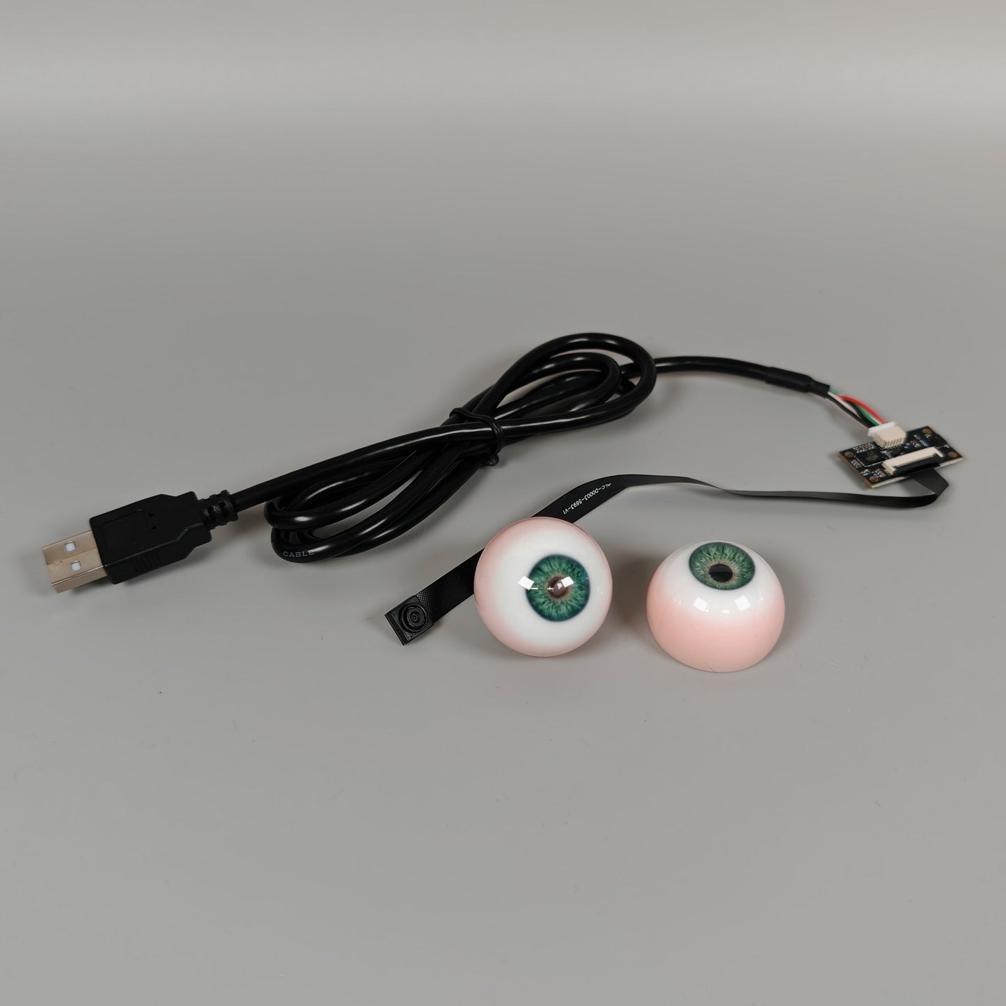 Camera-Compatible Ultra-Realistic Robot Eyes