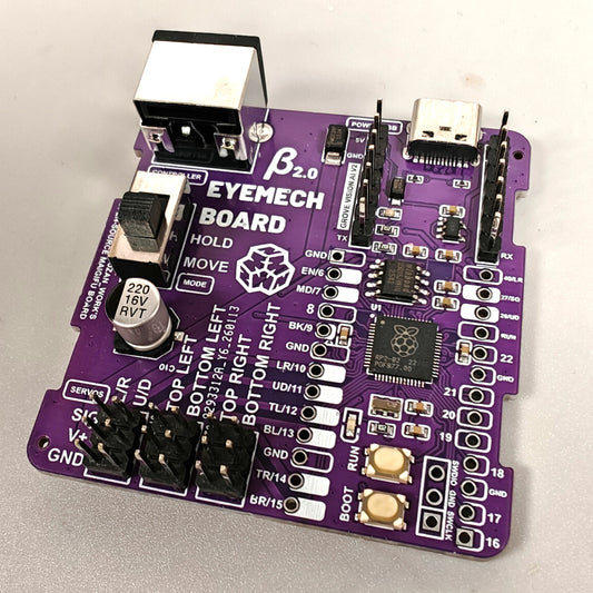 Eye Mechanism Controller Board - β2.0 (New Version, Compatible with Grove Vision AI Module V2)