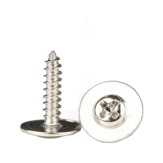 Nickel Plated Phillips Pan Head With Washer Self-Tapping Screws M2*8*5
