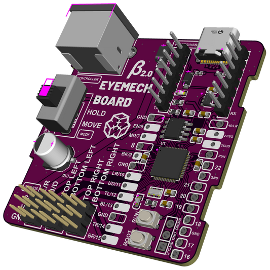 Eye Mechanism Controller Board - β2.0 (New Version, Compatible with Grove Vision AI Module V2)